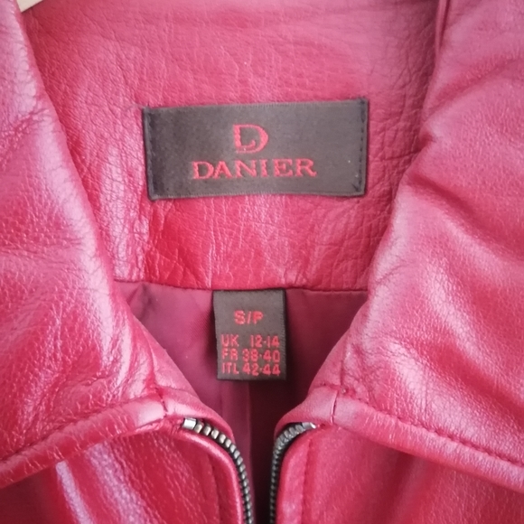 Red Leather Jacket - Picture 4 of 6